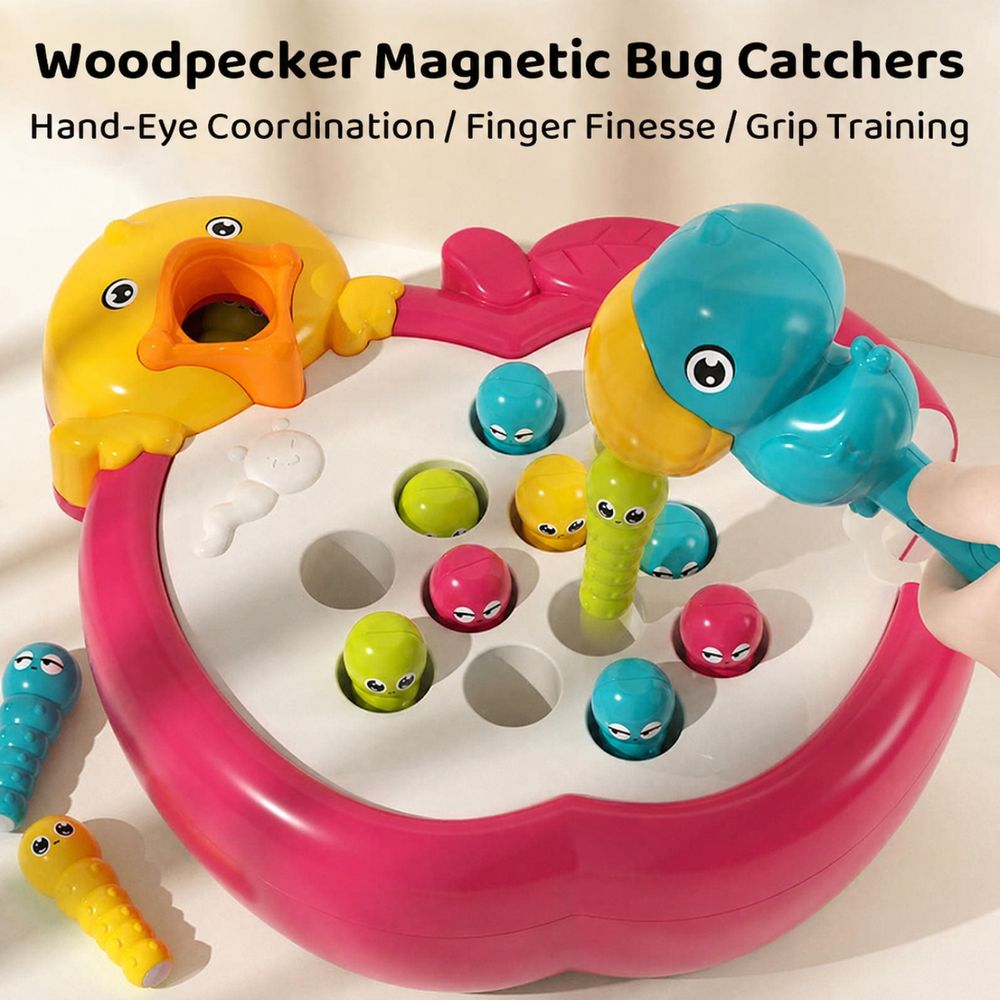 Goodway - Magnetic Bird Worm Catching Game Toy