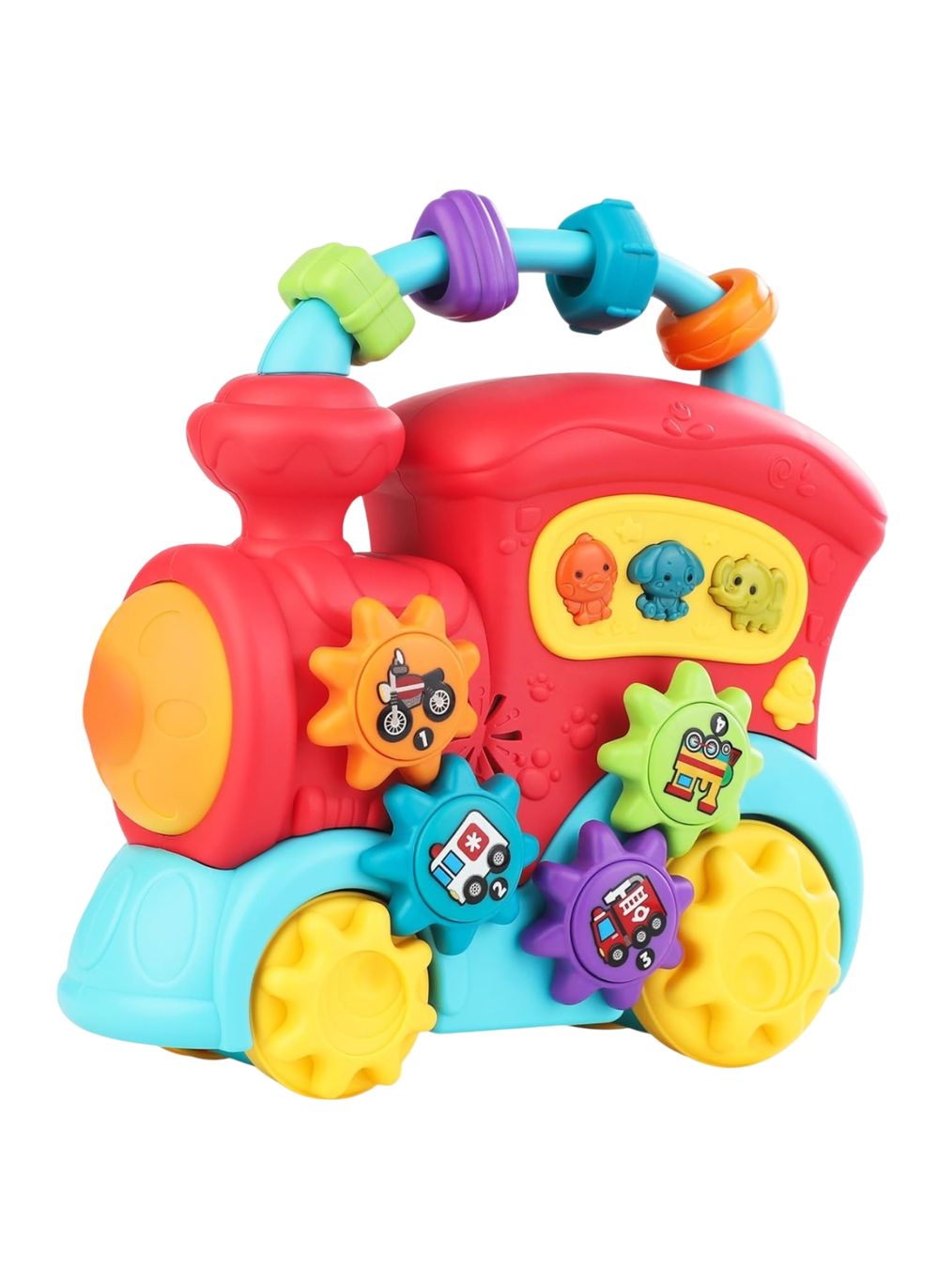 Little Angel Baby Interactive Musical Toy Train - Multicolor