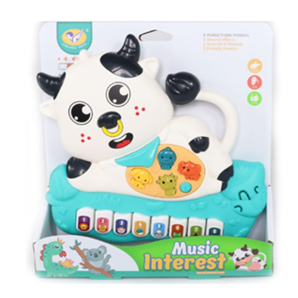 Little Angel - Baby Musical Cow Piano Toy