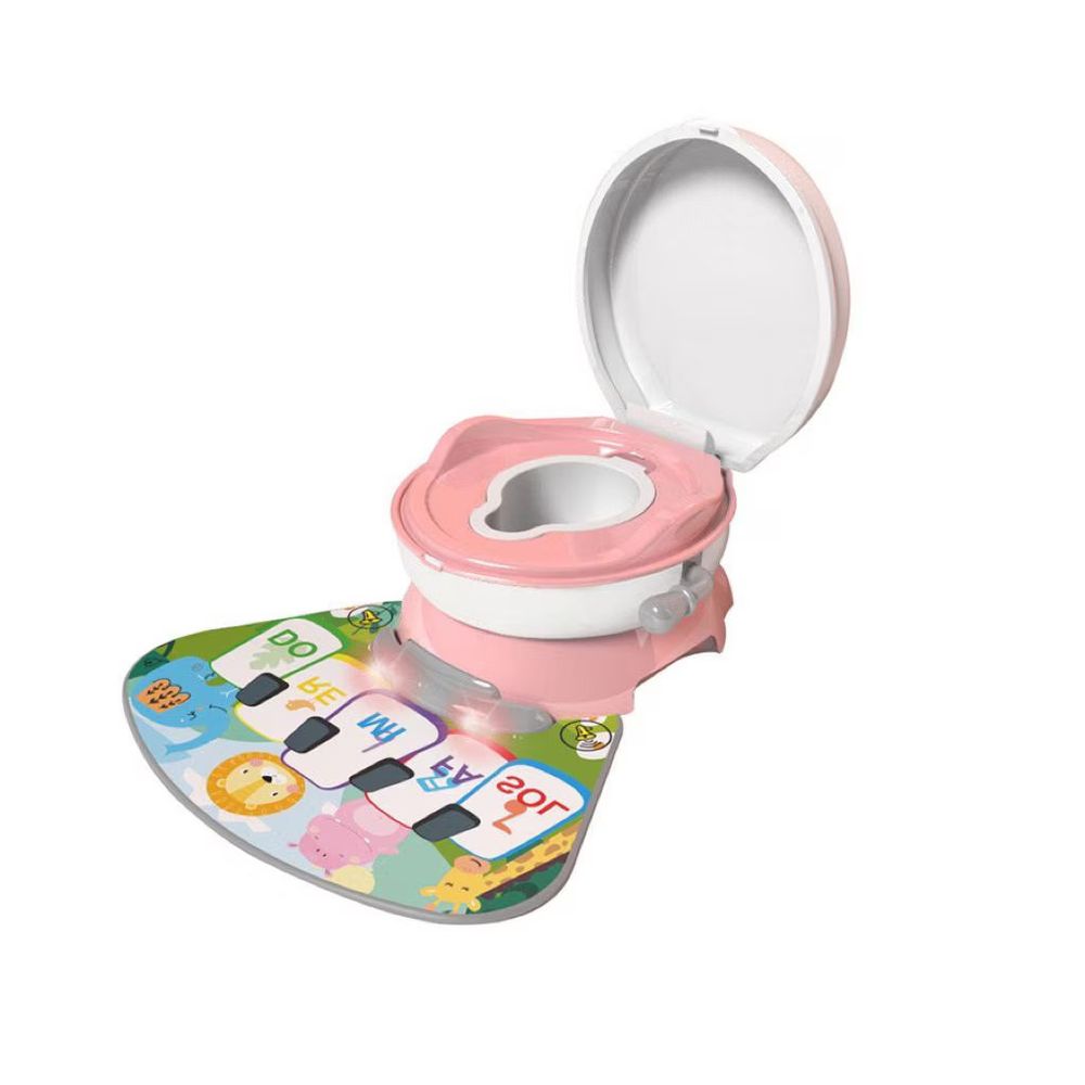 Little Angel Kids Potty Chair 3-In-1 Training Seat With Lid - Pink