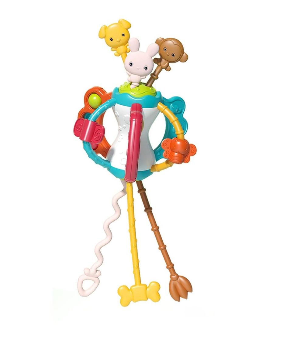 Goodway - Baby Hanging Rattle Teething Toy With Silicone Teether