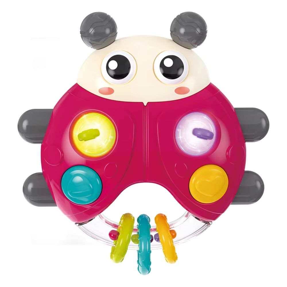 Goodway - Musical Light-Up Ladybug Baby Activity Toy - Red