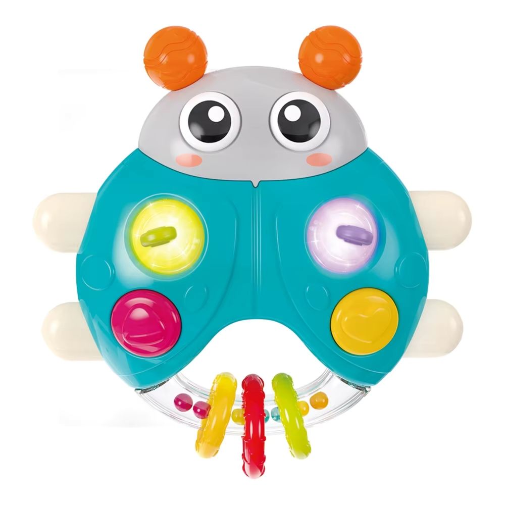 Goodway - Musical Light-Up Ladybug Baby Activity Toy - Blue