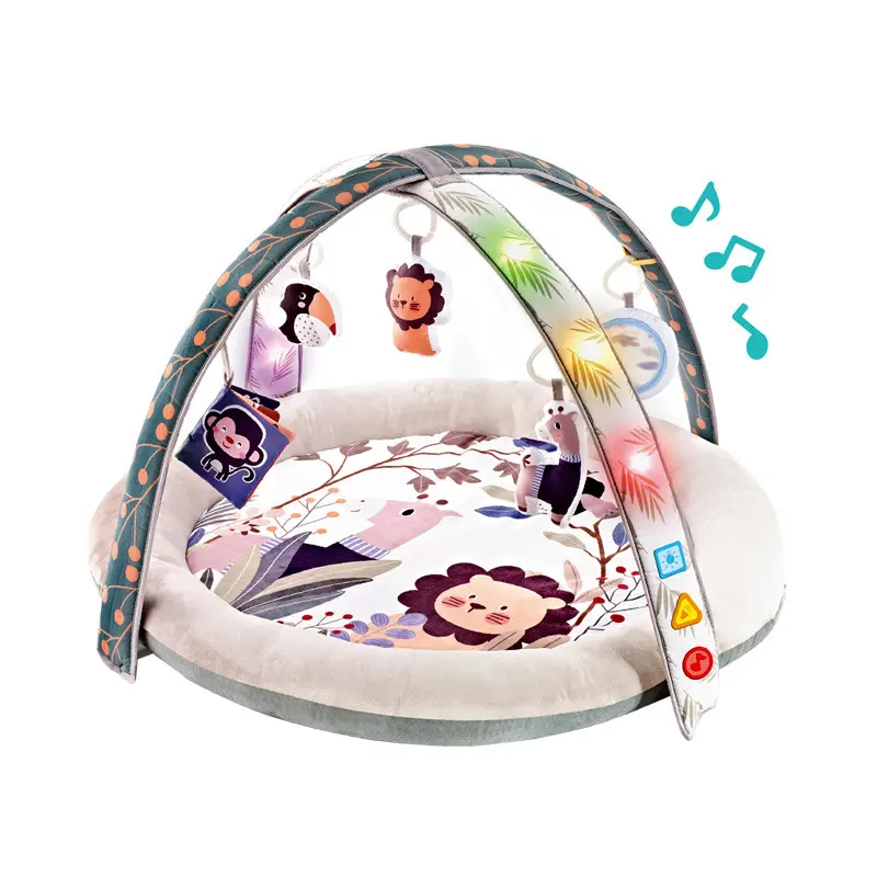Little Angel Baby Play Mat Activity Gym With Lights & Music -Beige