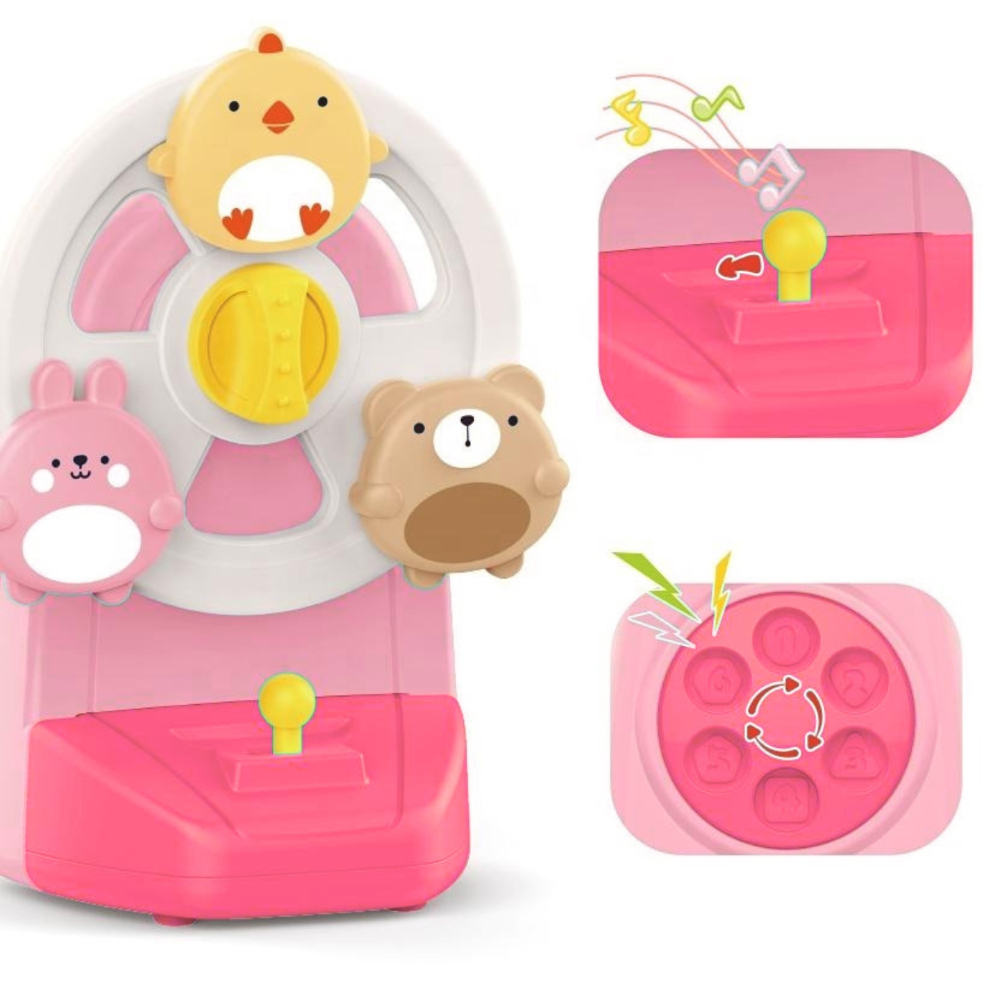 Huanger - Baby Activity Toy Rotating Educational Toy - Pink