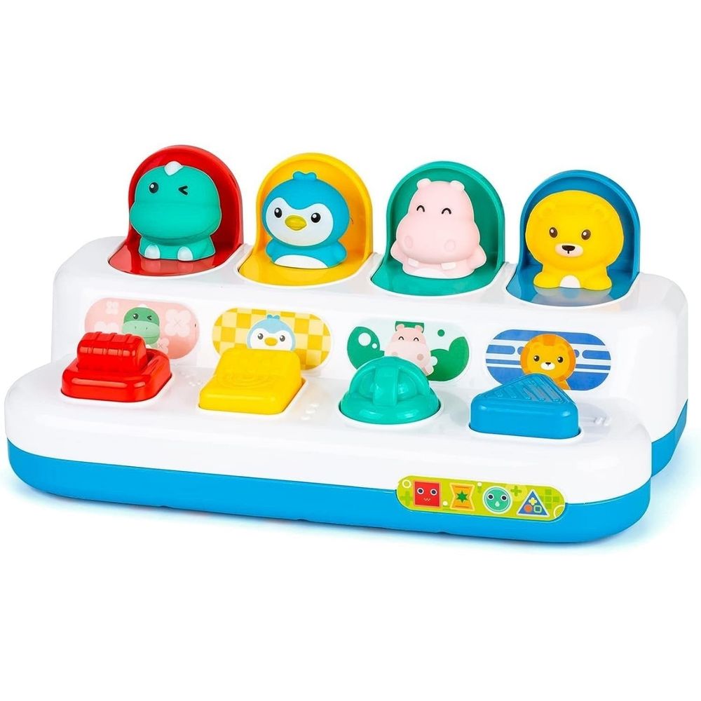 Huanger - Pop-Up Animal Early Learning Activity Toy - Multicolor