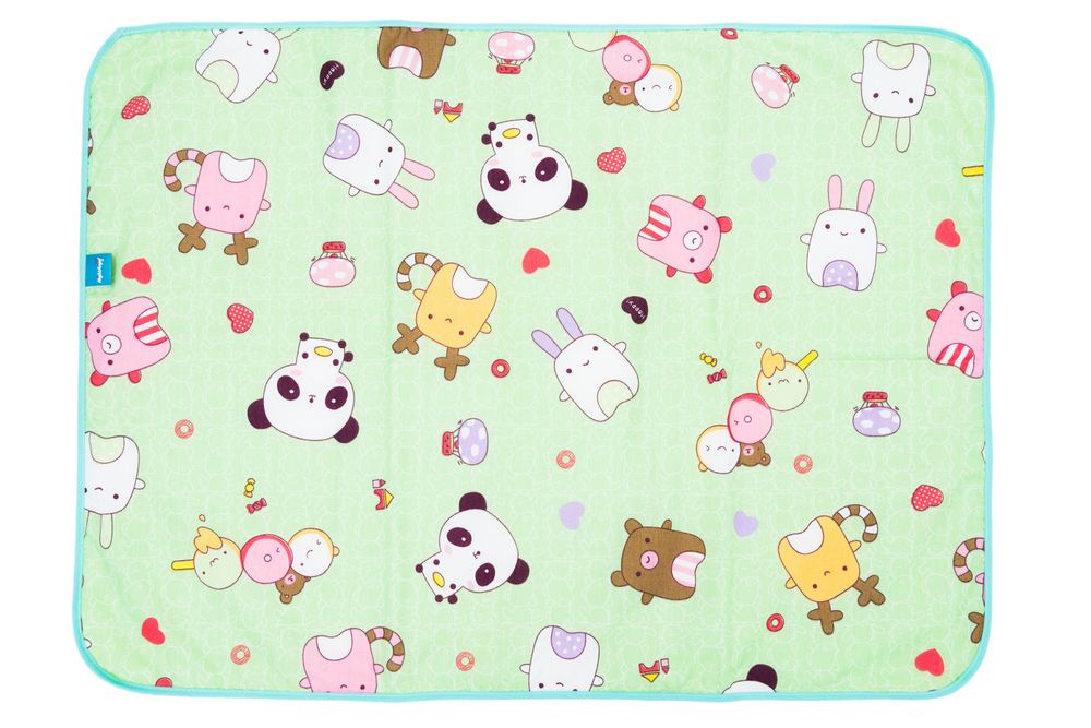 Night Angel - Baby Diaper Changing Mat Waterproof Foldable - Green