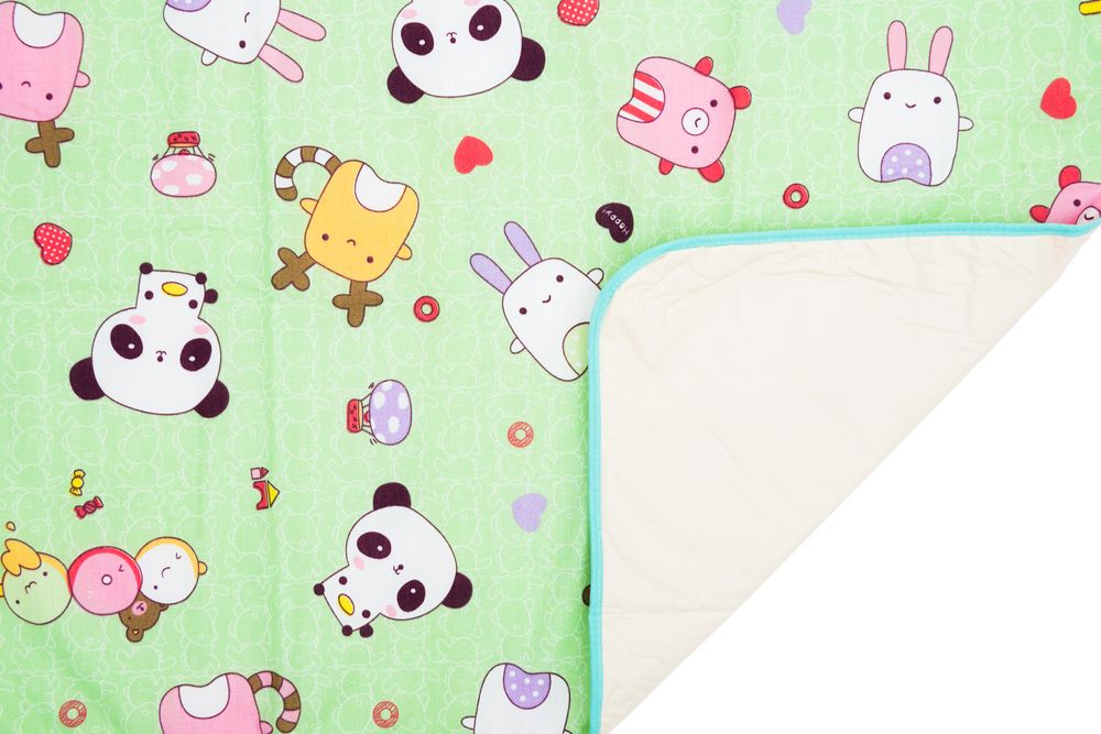 Night Angel - Baby Diaper Changing Mat Waterproof Foldable - Green
