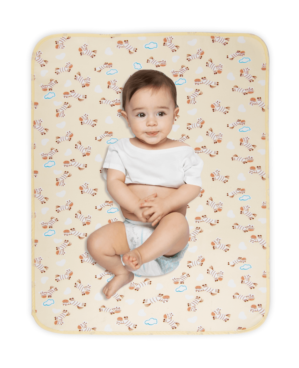Night Angel - Waterproof Portable Foldable Baby Diaper Changing Mat - Zabra