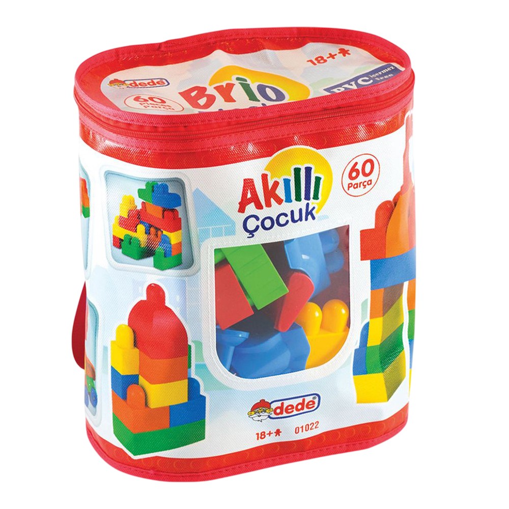 Dede - Brikko Blocks - 60 Pc Set