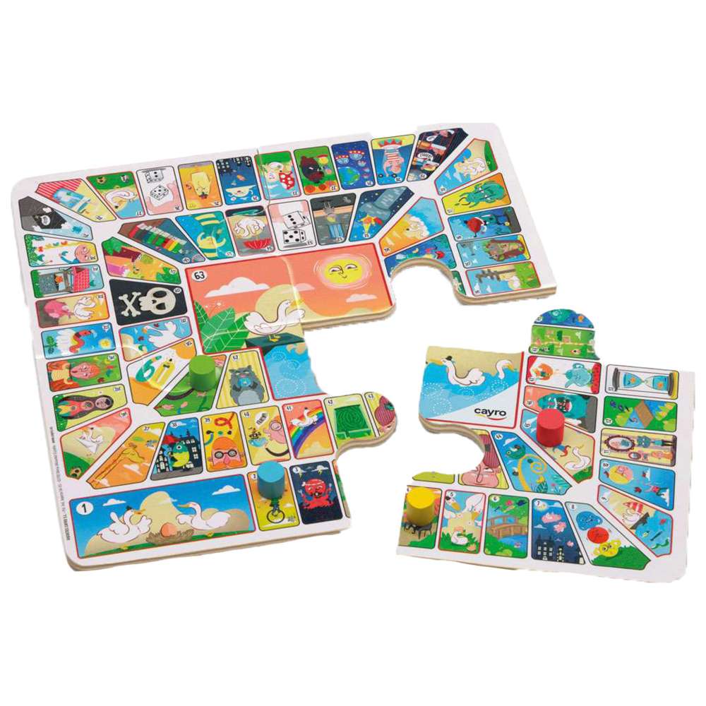 Cayro - Ludo & Goose Board Game With Metal Box - 25 Pcs