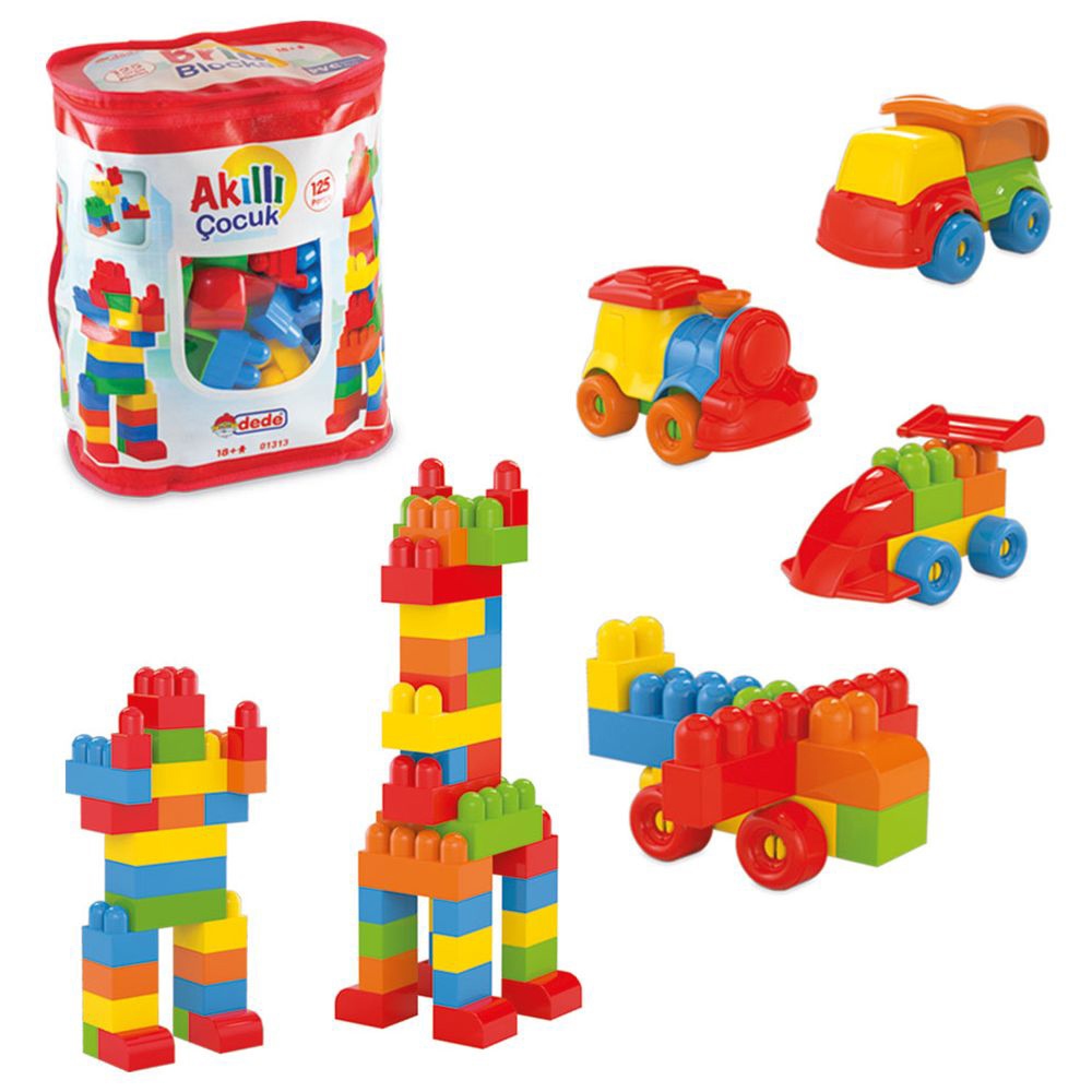 Dede - Brikko Blocks - 125 Pc Set