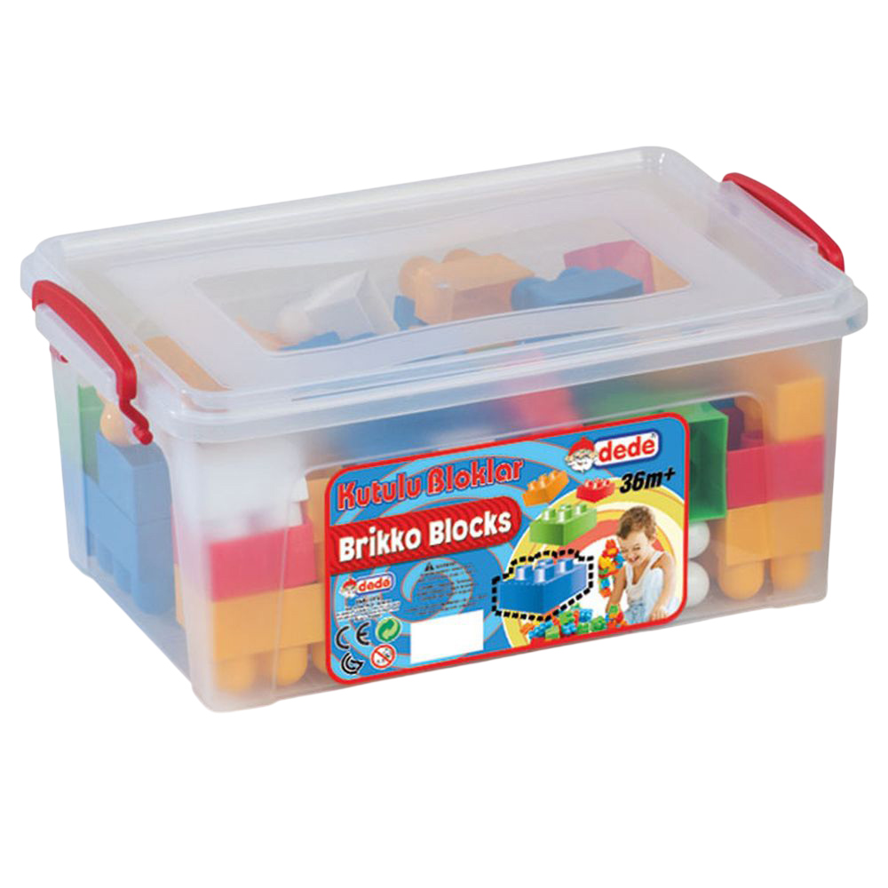 Dede - Brikko Blocks In A Case No 1 - 58 Pc Set
