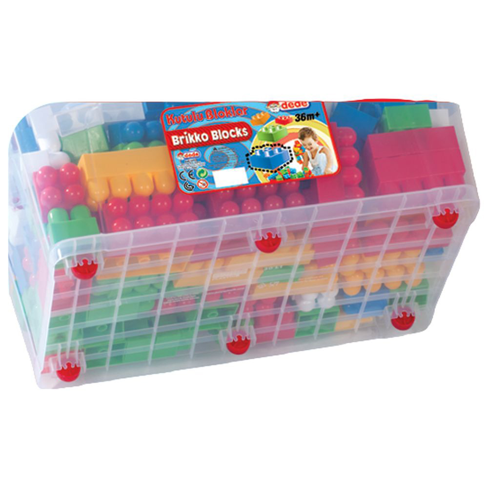 Dede - Brikko Blocks In A Case No 1 - 58 Pc Set
