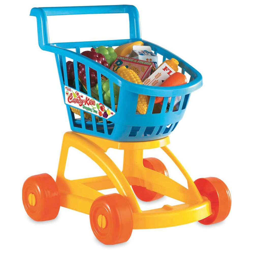 Dede - Candy And Ken Market Trolley - Color May Vary - 16 Pc Set