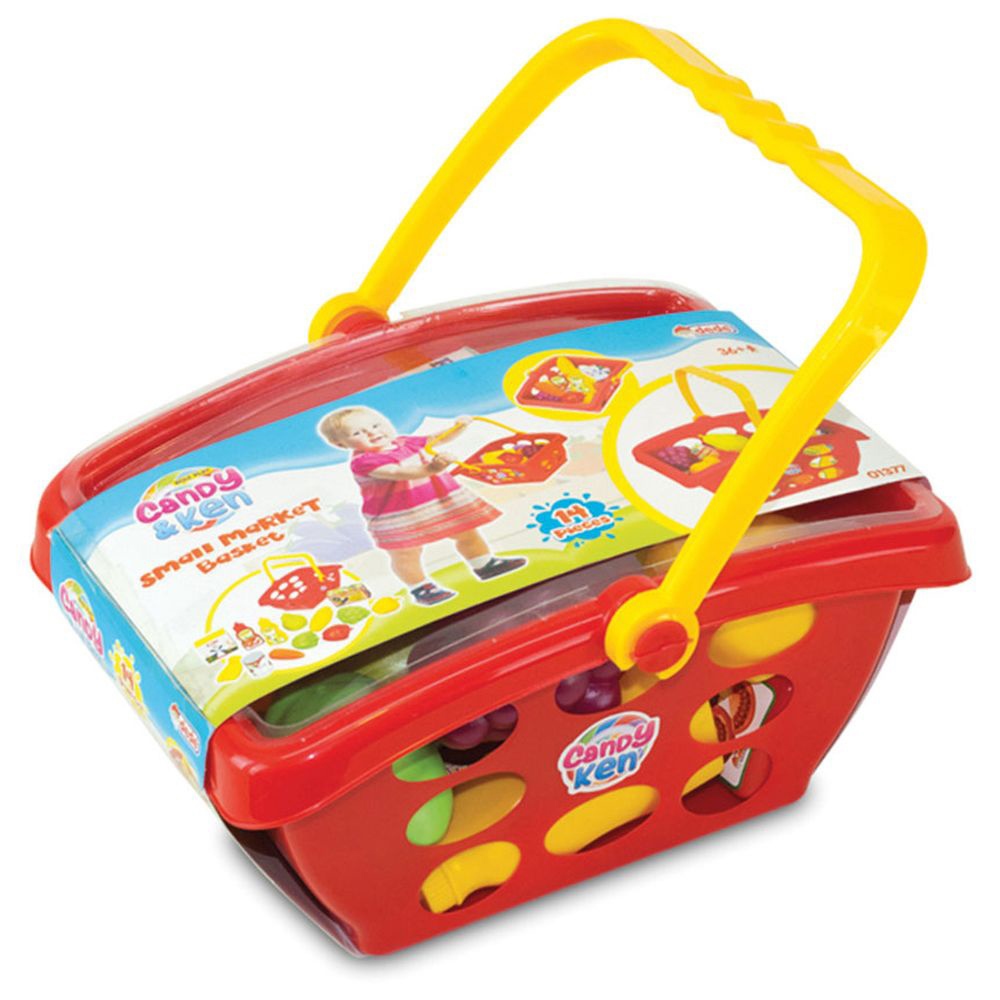 Dede - Candy And Ken Small Market Basket - 13 Pc Set