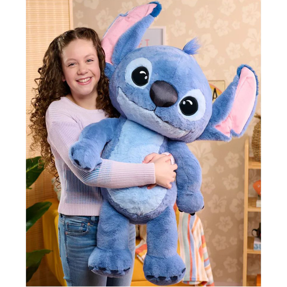 Stitch - Live Action Giant Jumbo Plush Toy - Blue - 96 cm