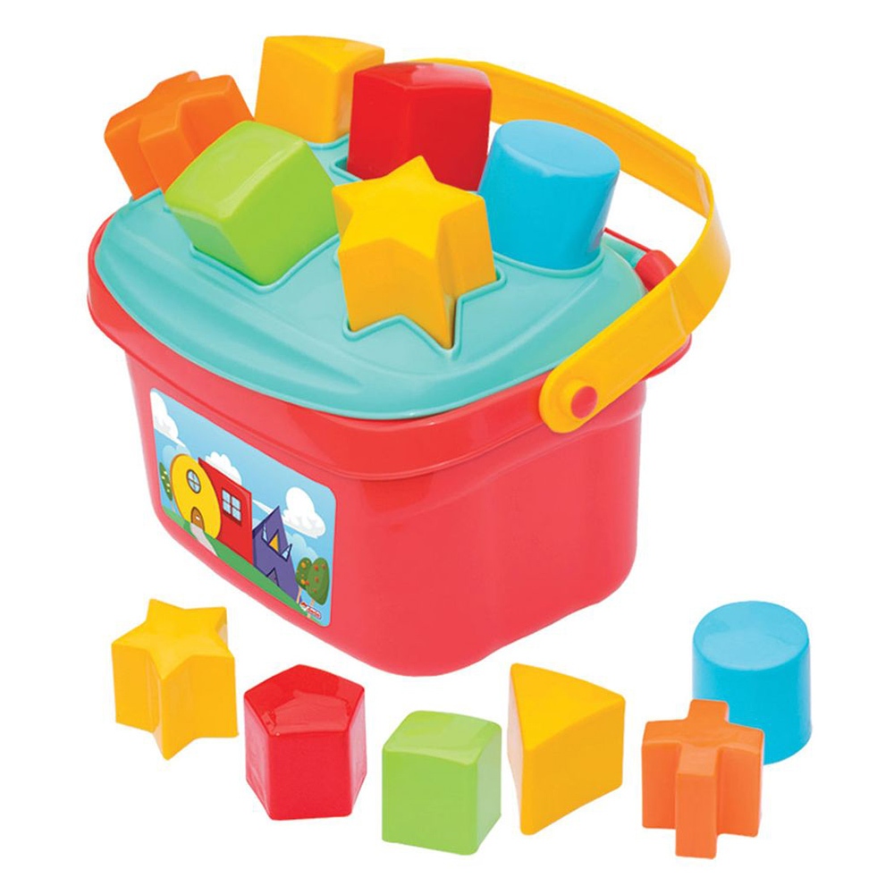 Dede - Baby Shape Sorter Basket - 13 Pc Set