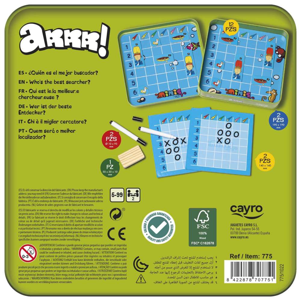Cayro - Arrr! Board Game - 10 Pcs