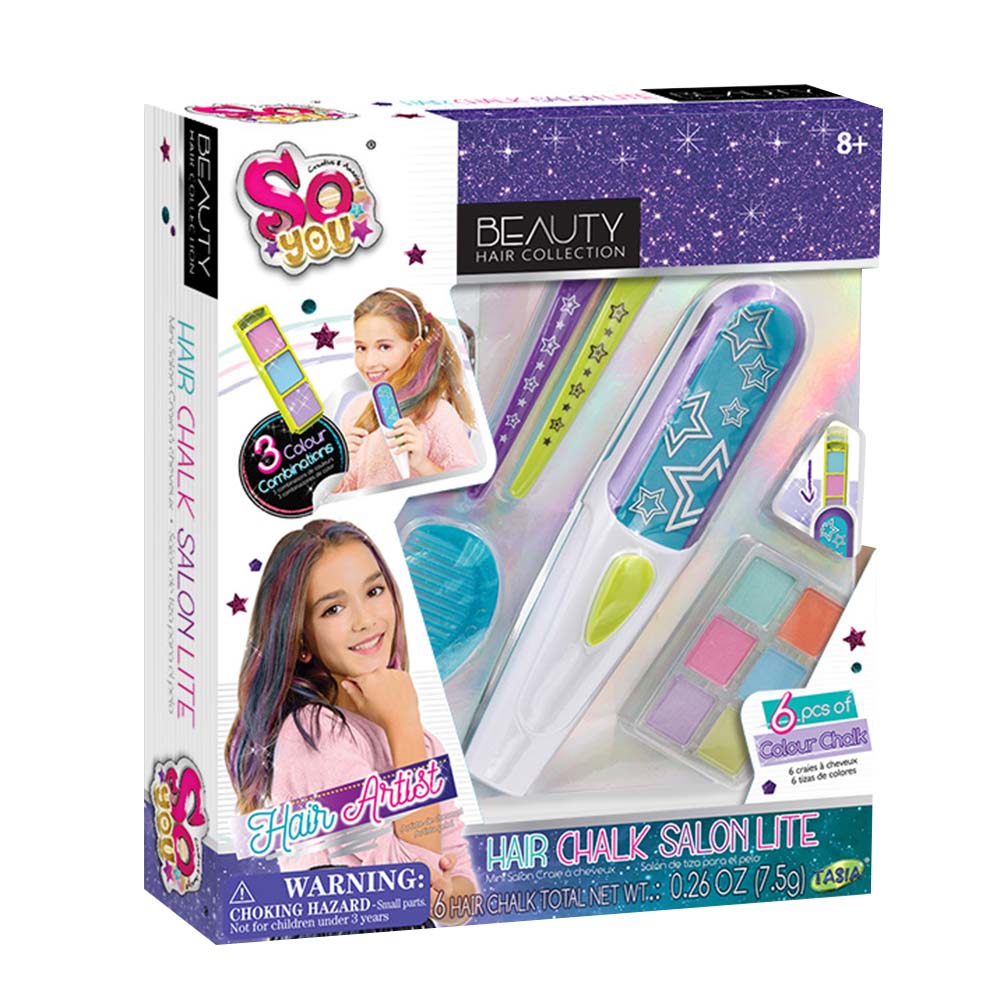 Tasia - So You Hair Chalk Salon Lite Set - 6 Pcs