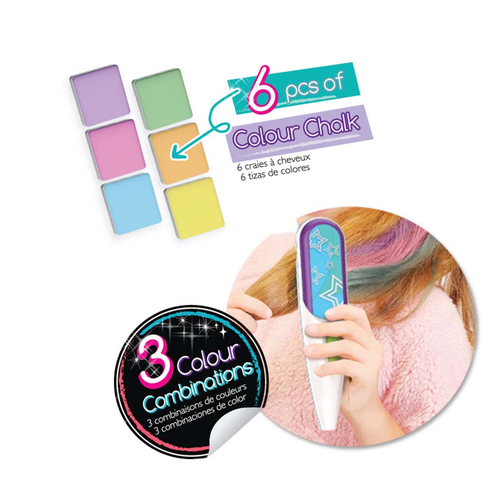 Tasia - So You Hair Chalk Salon Lite Set - 6 Pcs