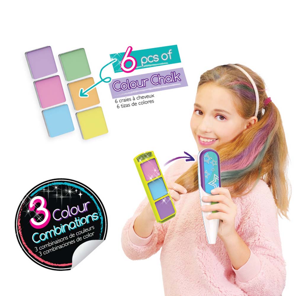 Tasia - So You Hair Chalk Salon Lite Set - 6 Pcs
