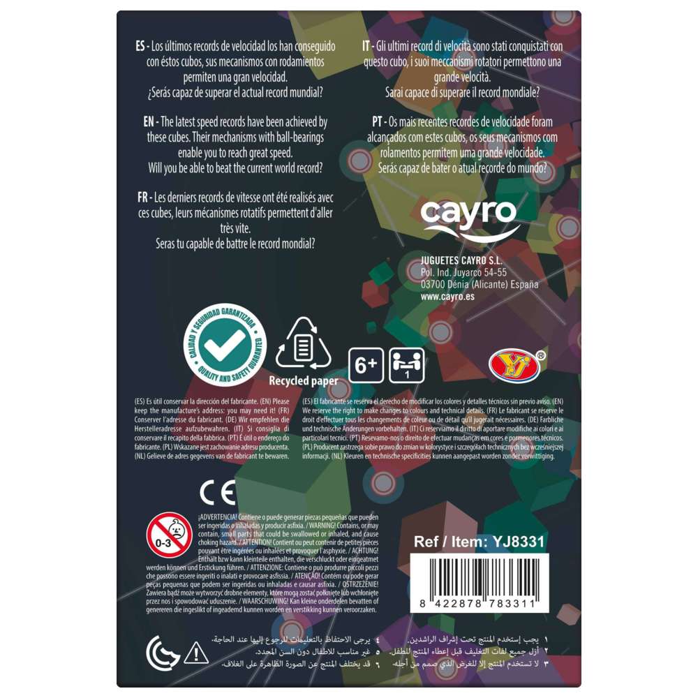 Cayro - 3x3x3 Delta Cube Sensory Toy