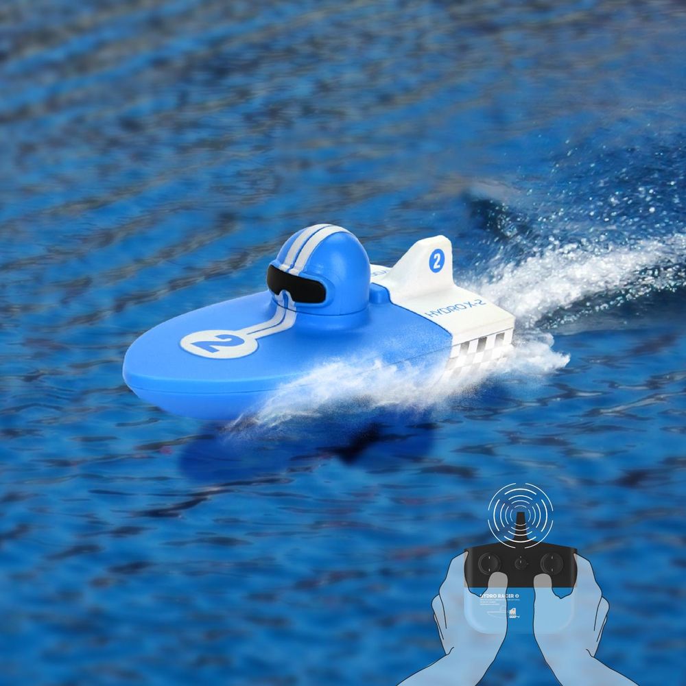 Sharper Image - X-Treme Hydro Remote Control Speedboat - Blue