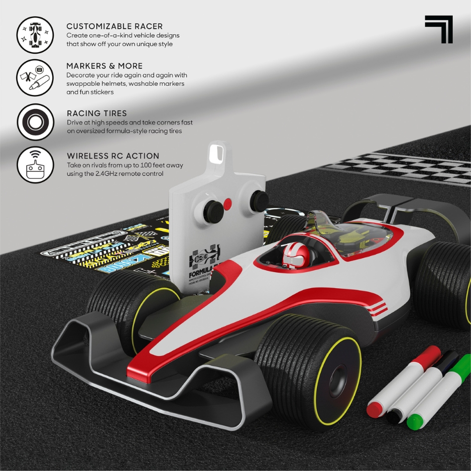 Sharper Image - Formula Flex Customizable Racer Car