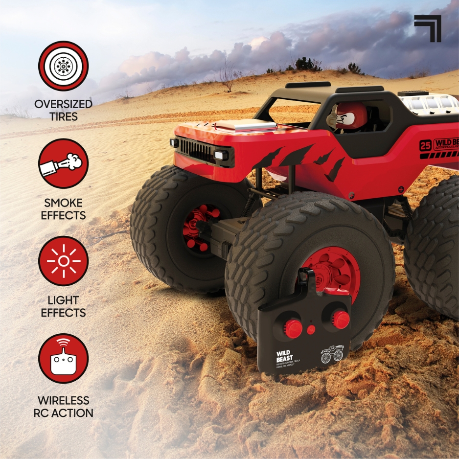 Sharper Image - Power Wild  Beast - Red