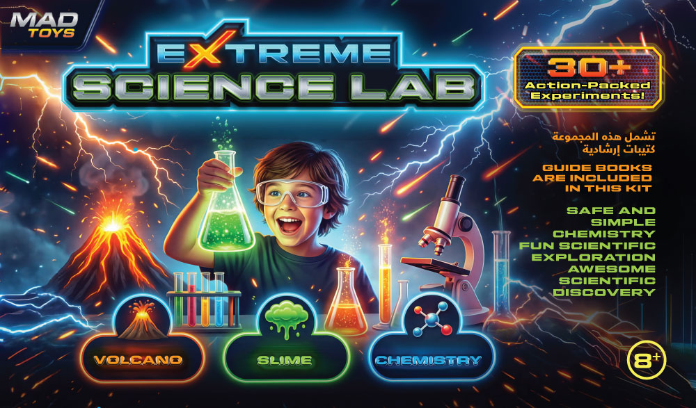 Mad Toys - Extreme Science Lab - 45 Pc Set