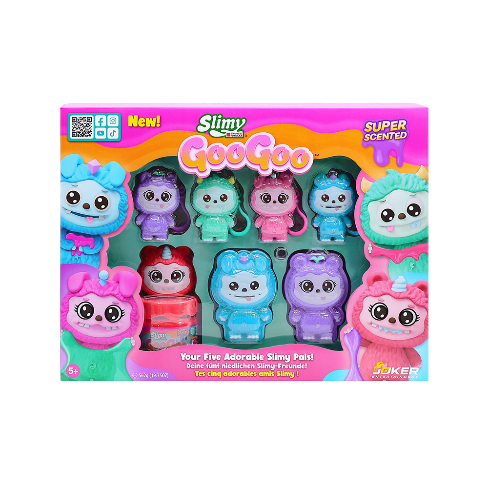 Slimy - Goo Goo Gang Family Box Set - Multicolor - 7 Pc Set