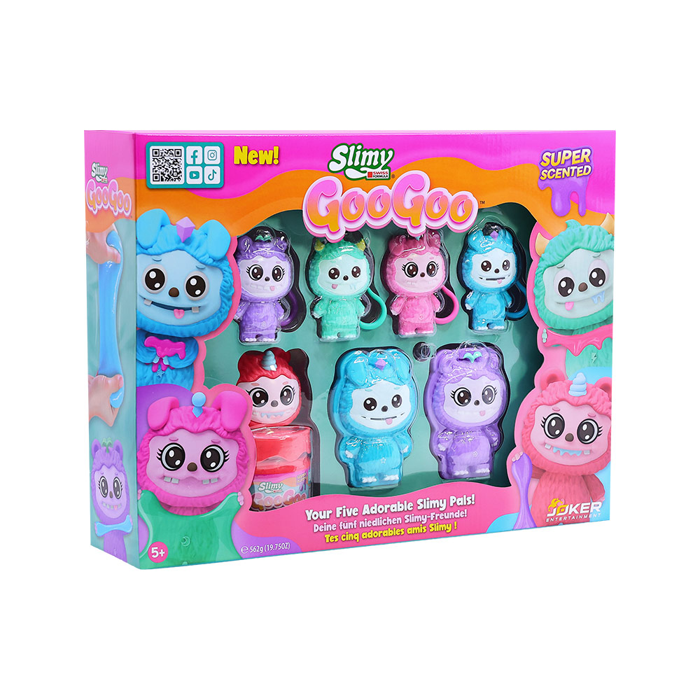 Slimy - Goo Goo Gang Family Box Set - Multicolor - 7 Pc Set