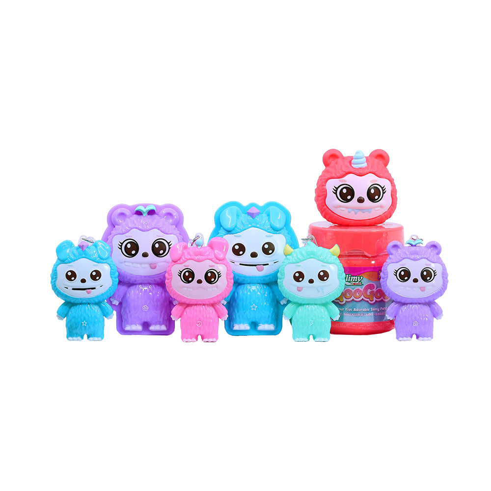 Slimy - Goo Goo Gang Family Box Set - Multicolor - 7 Pc Set