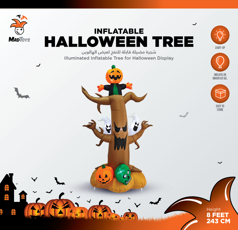 Mad Toys - Inflatable Spooky Tree Halloween