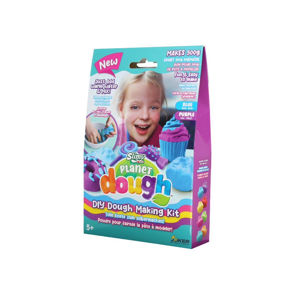 Slimy - Planet Dough DIY Dough Making Kit 4 Colors With Tools 500g