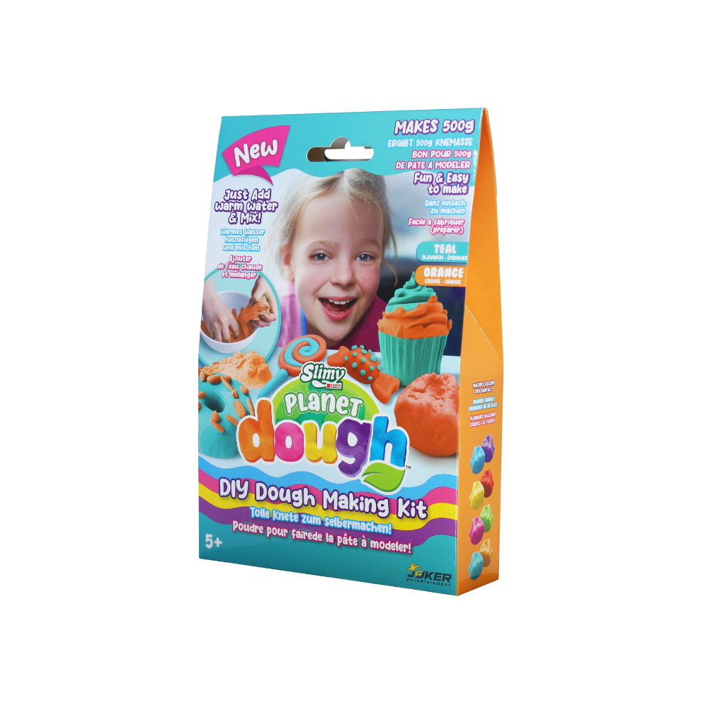 Slimy - Planet Dough DIY Dough Making Kit 4 Colors With Tools 500g