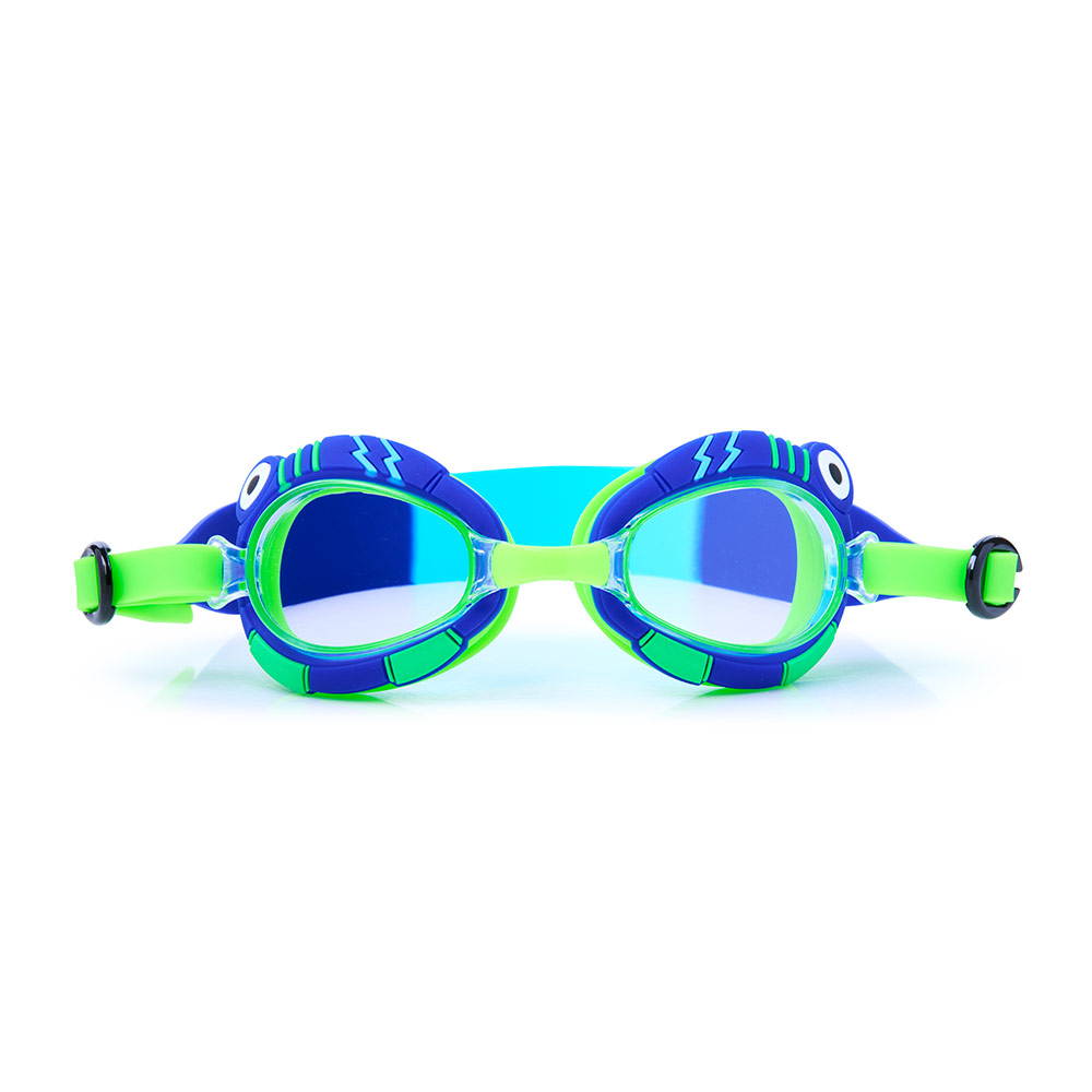 Bling2o - Aqua2ude Mini Kids Swim Goggles - Toad Blue