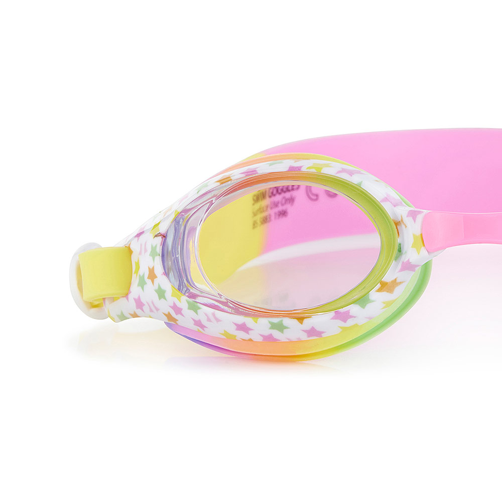 Bling2o - Aqua2Ude Stars Swim Goggles For Kids - Printed Purple