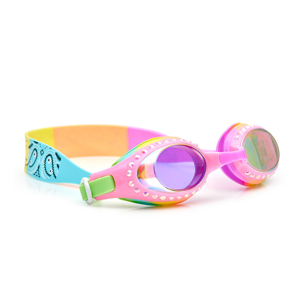 Bling2o - Girl's Bubble Bath Bandana Swim Goggles - Multicolor