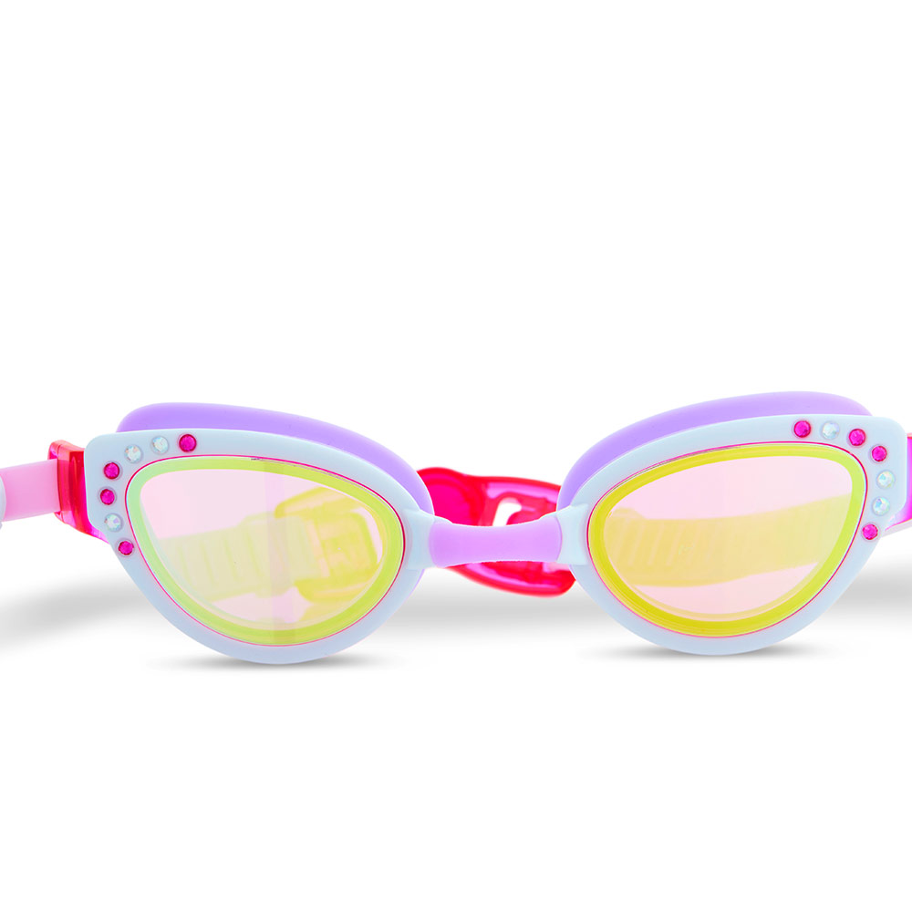 Bling2o - Girl's Miss Lux In Diamond Swim Goggles - White
