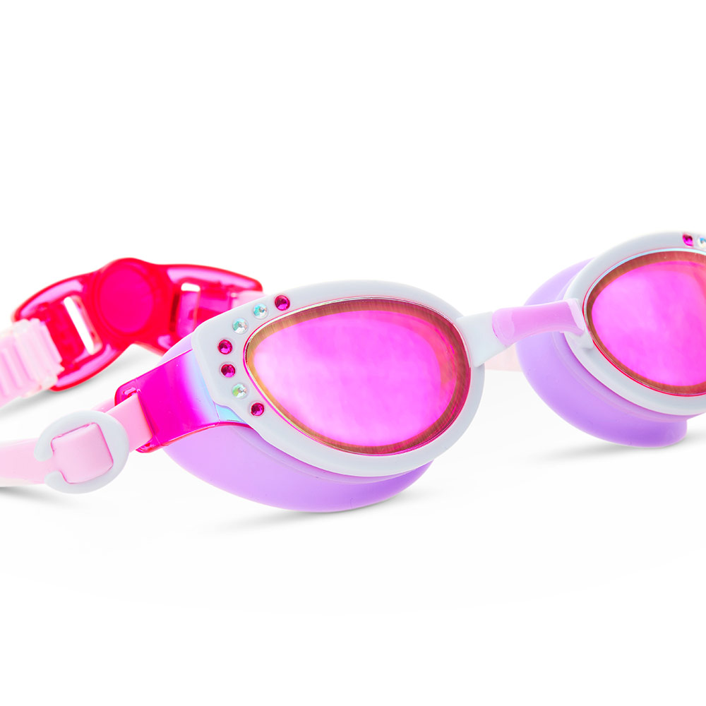 Bling2o - Girl's Miss Lux In Diamond Swim Goggles - White