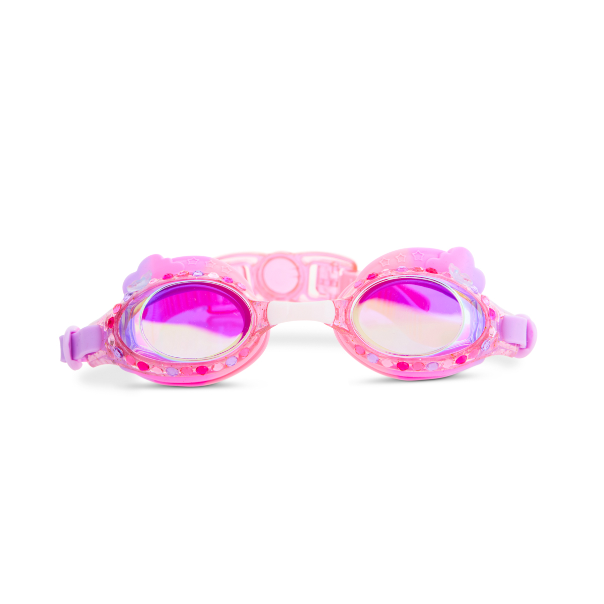 Bling2o - Floating Girls Swim Goggles - Fuschia Rainbow