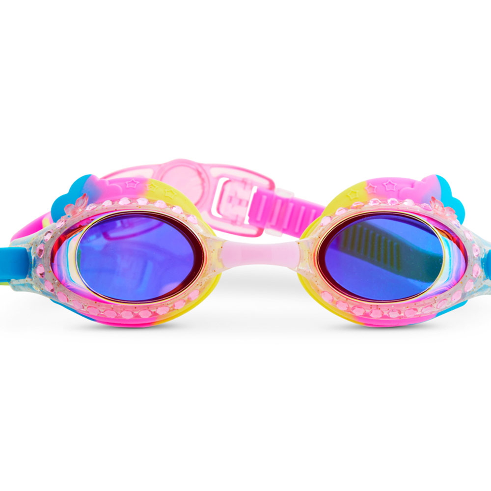 Bling2o - Girl's Colorful Clouds Rainbow Swim Goggles - Multicolor