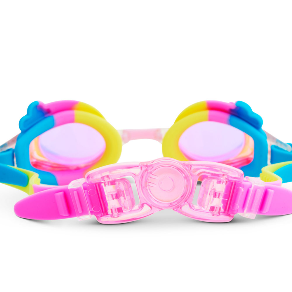Bling2o - Girl's Colorful Clouds Rainbow Swim Goggles - Multicolor