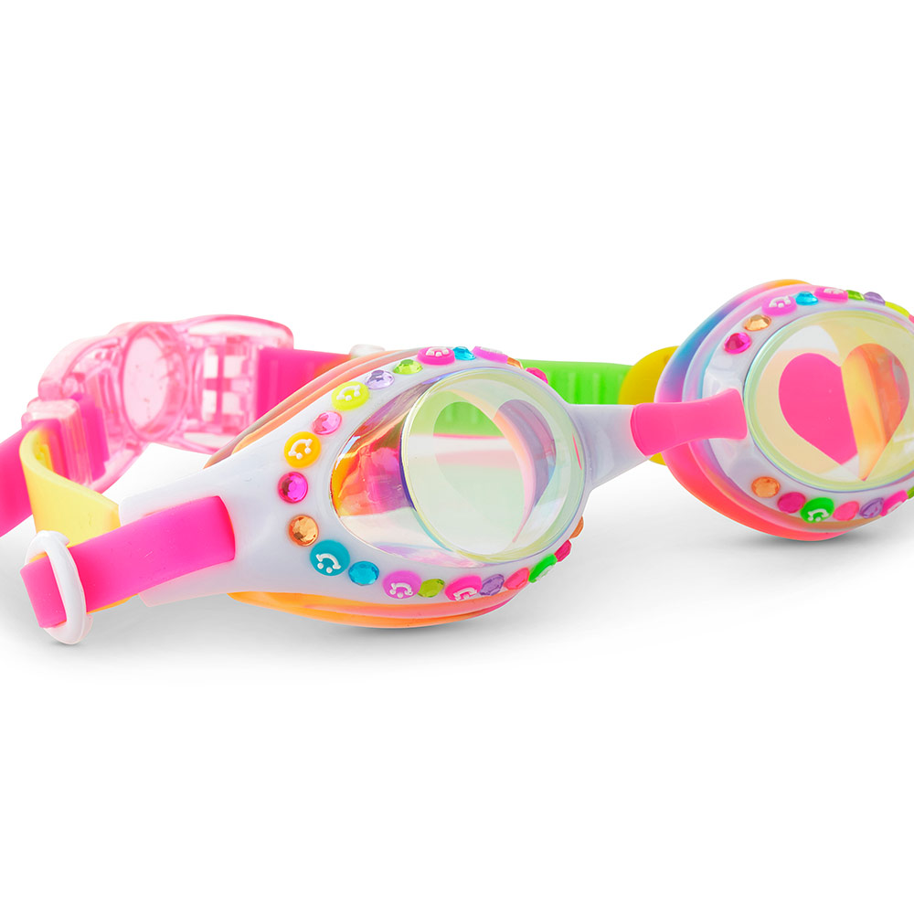 Bling2o - Girl's Positively Smile Swim Goggles - Multicolor