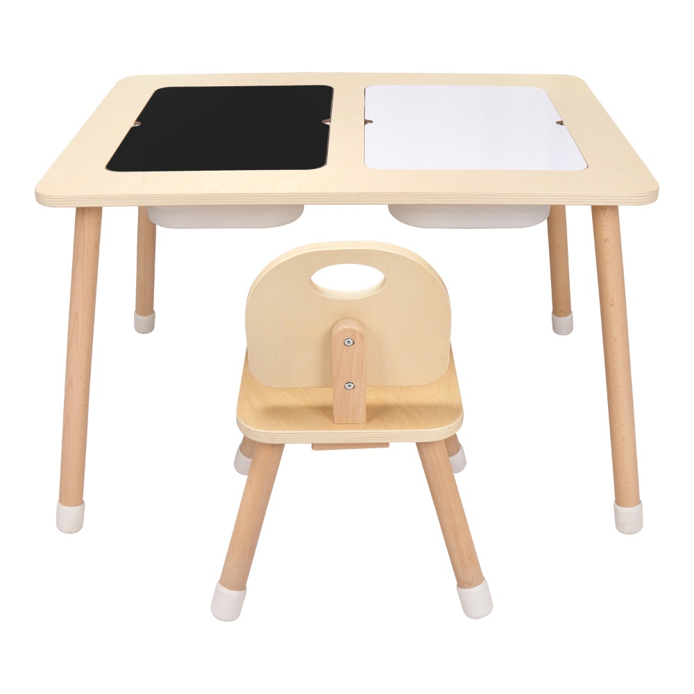 Mini Panda - Wonderwood Activity Table & Chair - Earth Essence