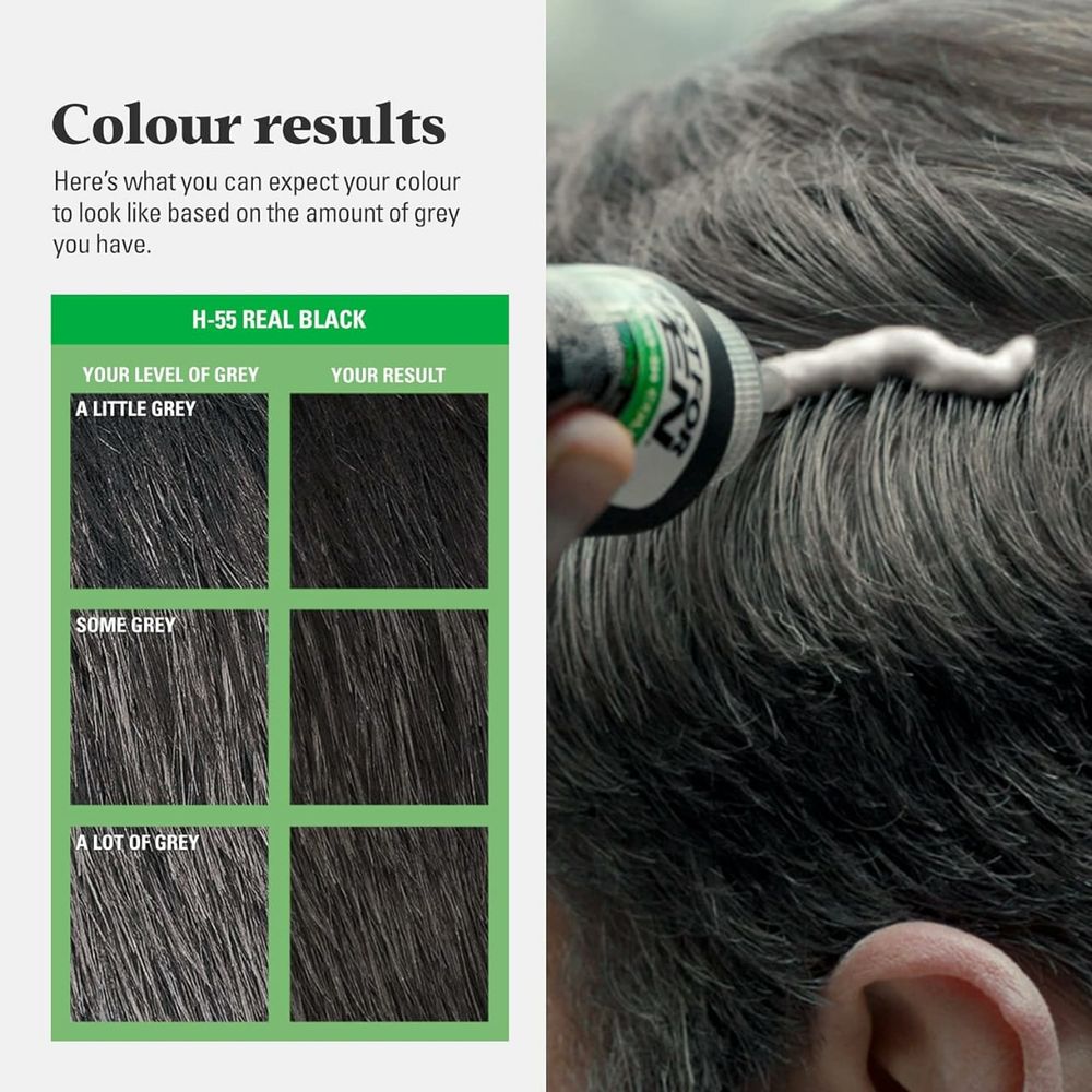 Just For Men - Real Black Hair Colour - H-55