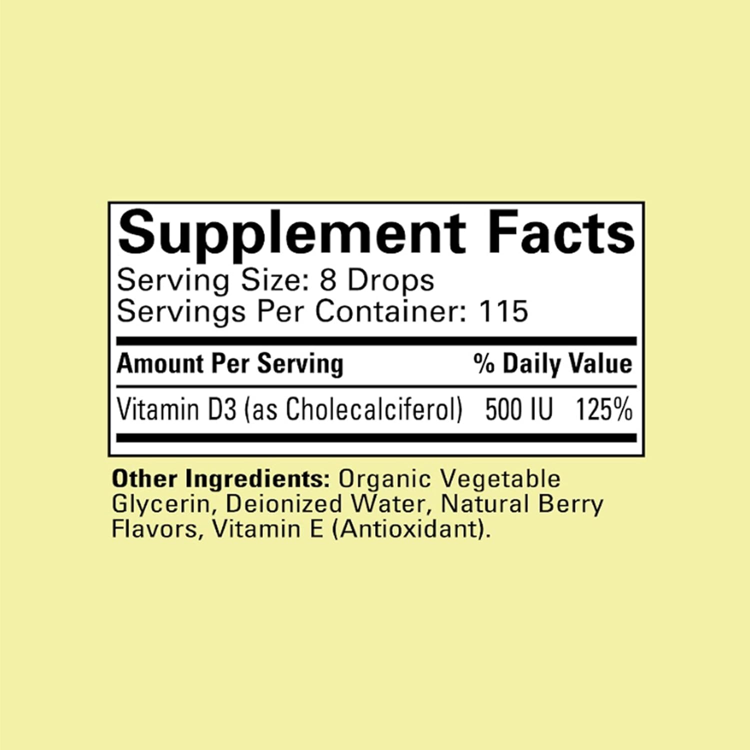ChildLife - Vitamin D3 - Natural Berry - 30 ml