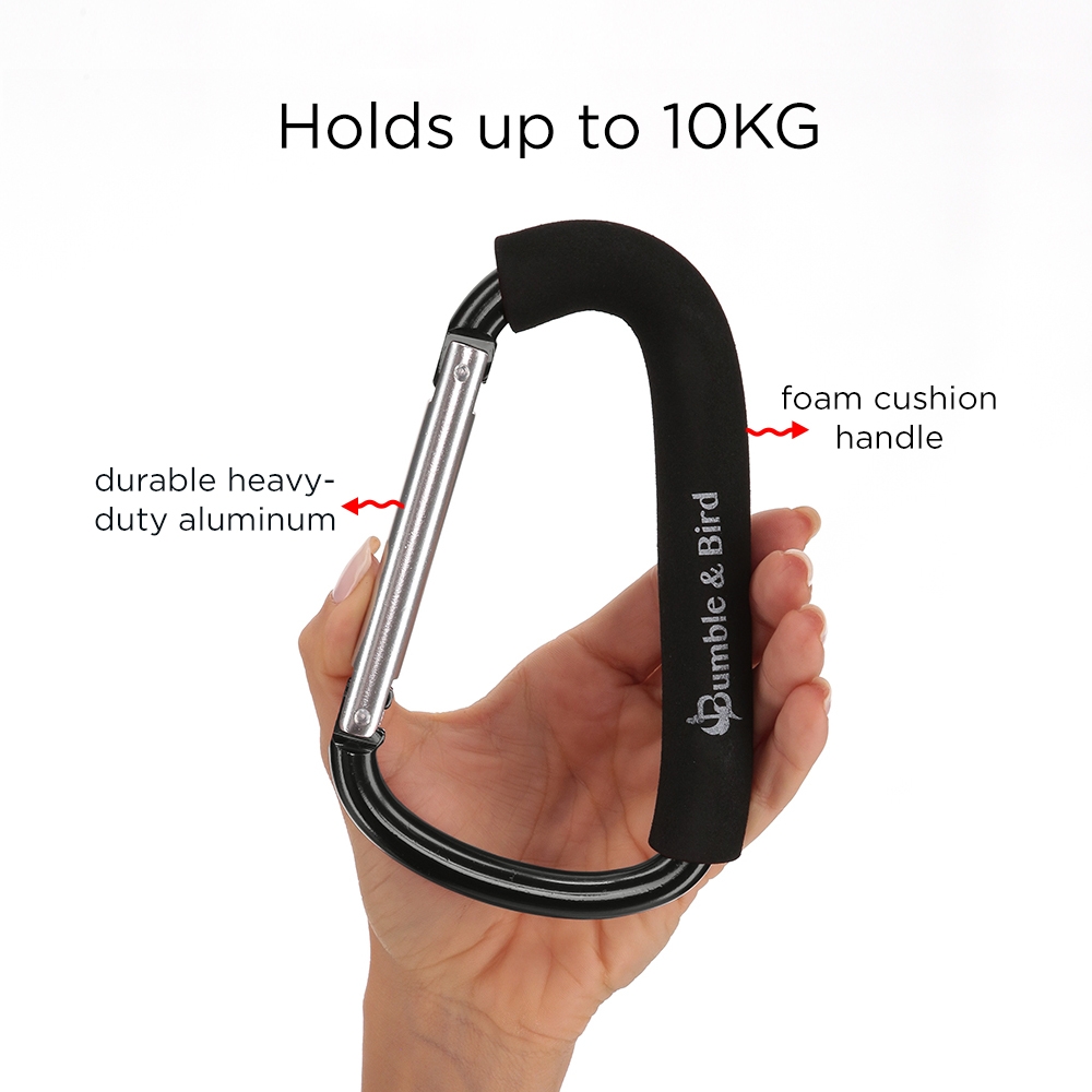 Bumble & Bird - Multipurpose Stroller Hook And Bag Clip - Black